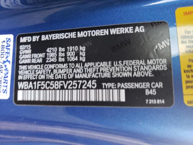 WBA1F5C58FV257245 BMW 228 I