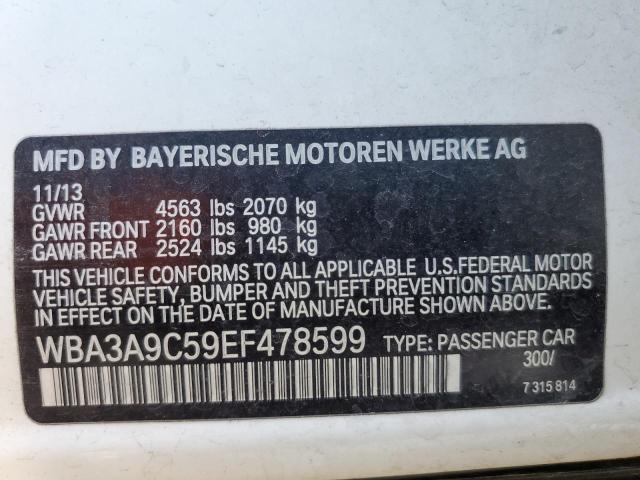WBA3A9C59EF478599 BMW 335 I