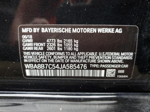 WBA8B7C54JA585476 BMW 340 XI