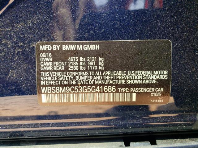 WBS8M9C53G5G41686 BMW M3