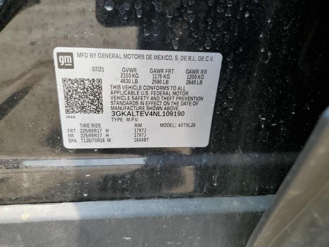 3GKALTEV4NL109190 GMC Terrain Sle