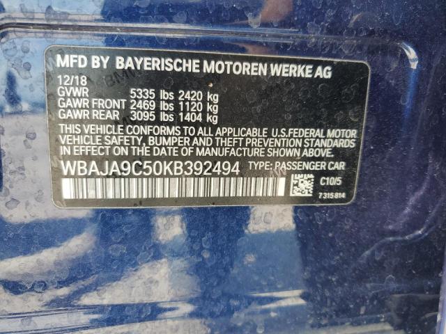WBAJA9C50KB392494 BMW 530e