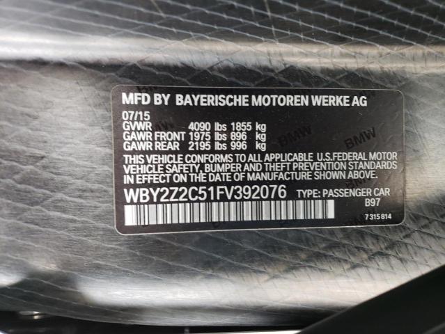 WBY2Z2C51FV392076 BMW I8