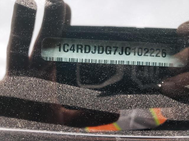 1C4RDJDG7JC102226 Dodge DURANGO GT