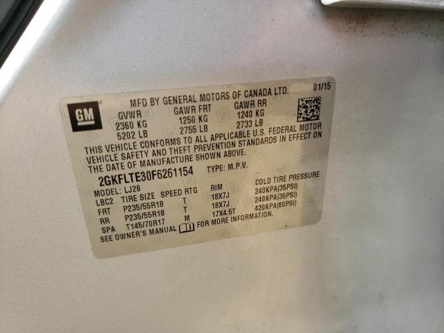 2GKFLTE30F6261154 GMC Terrain Slt