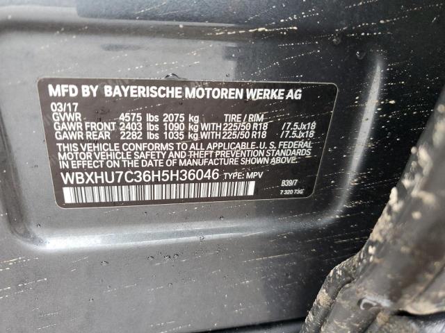 WBXHU7C36H5H36046 BMW X1 Sdrive28i