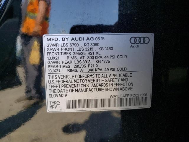 WA1LGAFE1FD027298 Audi Q7 Premium Plus