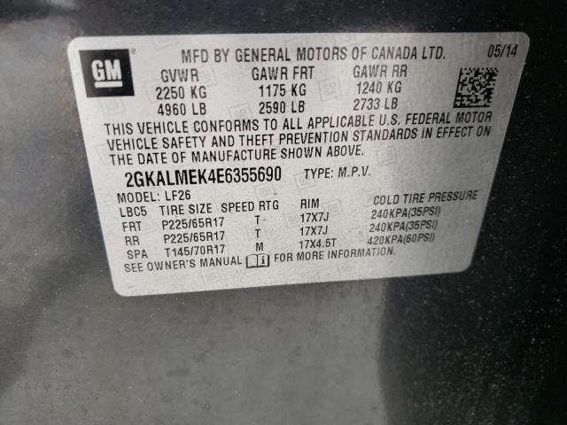 2GKALMEK4E6355690 GMC Terrain Sle