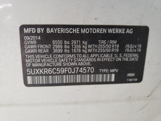 5UXKR6C59F0J74570 BMW X5 Xdrive50i