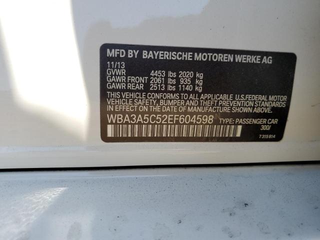 WBA3A5C52EF604598 BMW 328 I