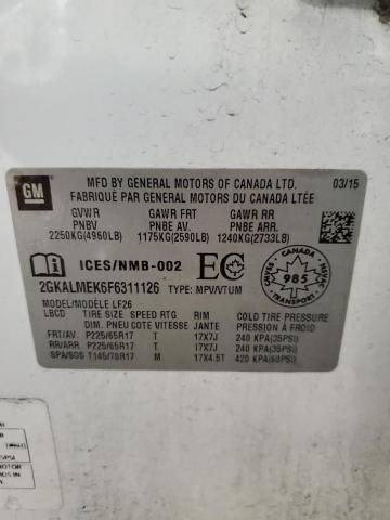 2GKALMEK6F6311126 GMC Terrain Sle