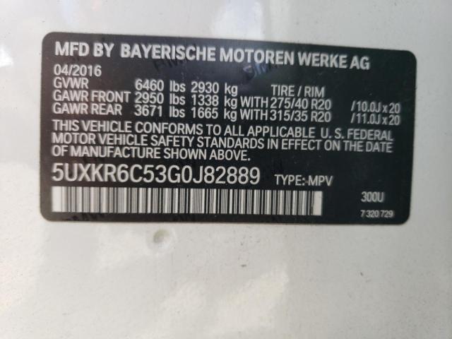 5UXKR6C53G0J82889 BMW X5 Xdrive50i