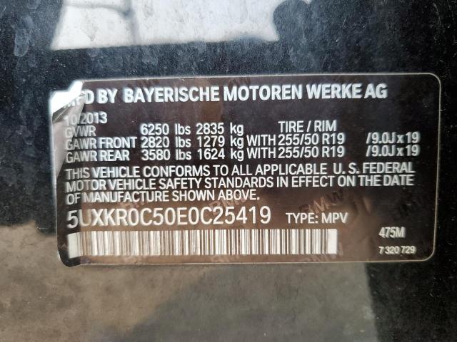 5UXKR0C50E0C25419 BMW X5 Xdrive35i