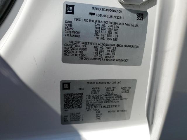 1GTU9FEL9LZ222310 GMC Sierra K1500 Denali
