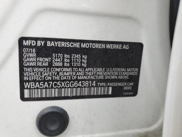 WBA5A7C5XGG643814 BMW 528 XI