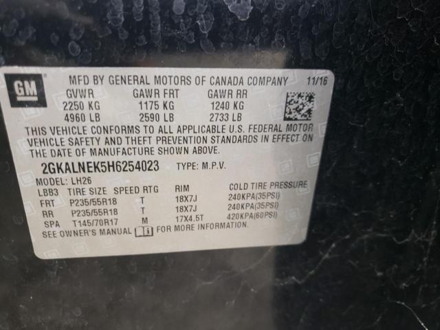 2GKALNEK5H6254023 GMC Terrain Sle