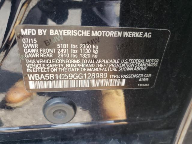 WBA5B1C59GG128989 BMW 535 I