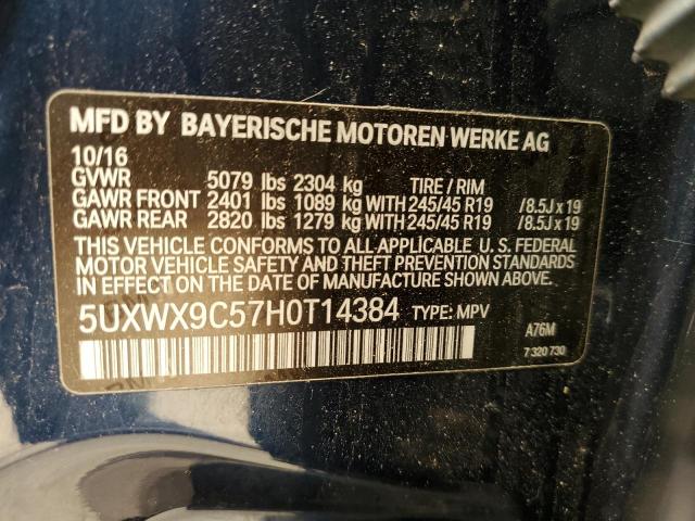 5UXWX9C57H0T14384 BMW X3 Xdrive28i