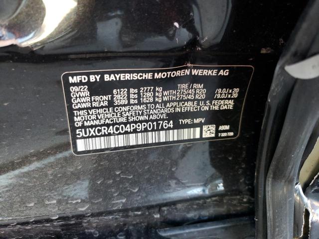 5UXCR4C04P9P01764 BMW X5 Sdrive 40i
