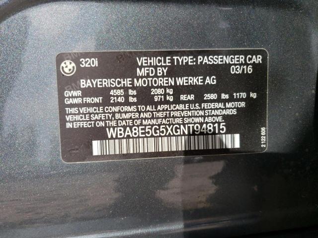 WBA8E5G5XGNT94815 BMW 320 XI