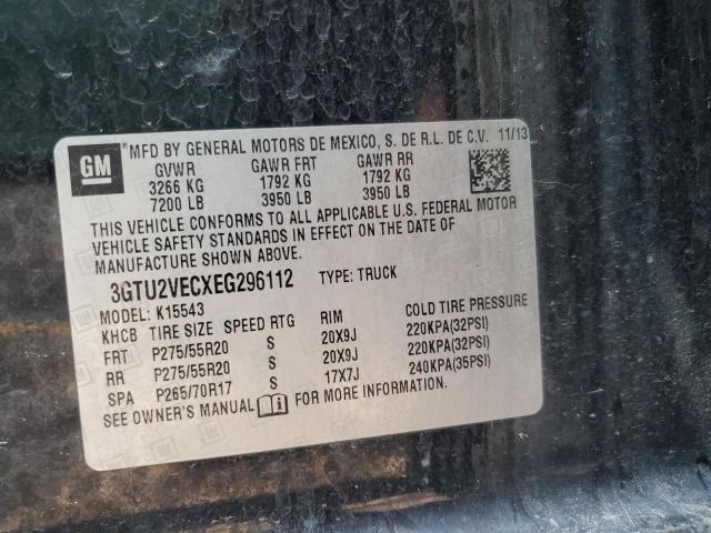3GTU2VECXEG296112 GMC Sierra K1500 Slt