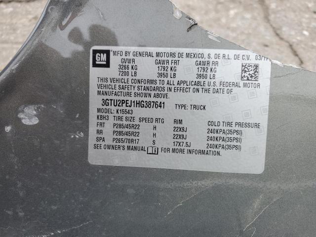 3GTU2PEJ1HG387641 GMC Sierra K1500 Denali