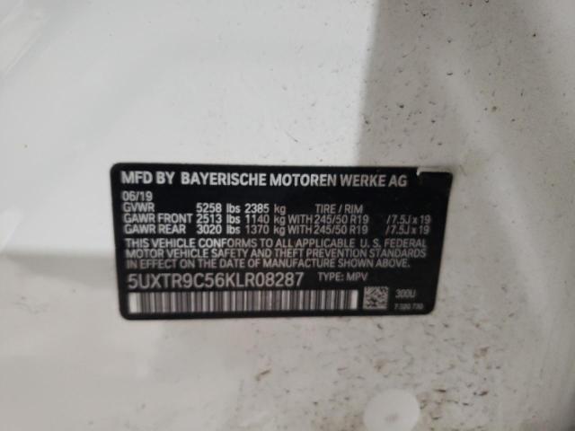 5UXTR9C56KLR08287 BMW X3 Xdrive30i