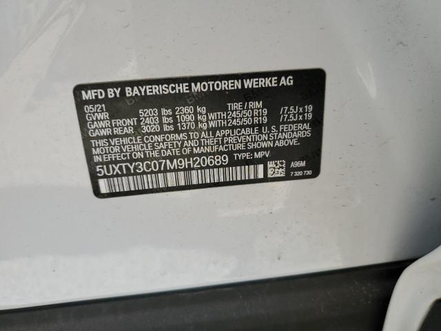 5UXTY3C07M9H20689 BMW X3 Sdrive30i