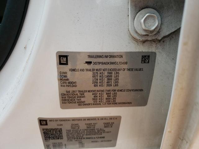 3GTP9AEK9MG172498 GMC Sierra K1500