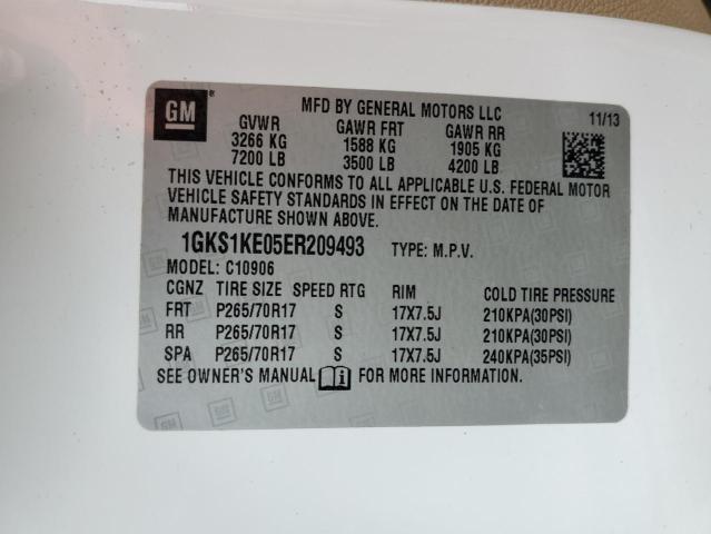 1GKS1KE05ER209493 GMC Yukon Xl C1500 Slt