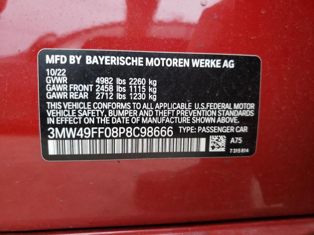 3MW49FF08P8C98666 BMW M340XI