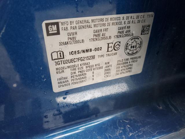 3GTU2UEC7FG215238 GMC Sierra K1500 Sle