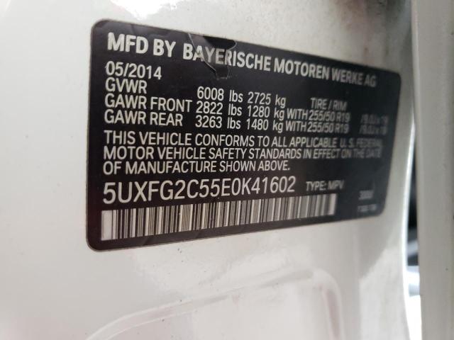 5UXFG2C55E0K41602 BMW X6 Xdrive35i