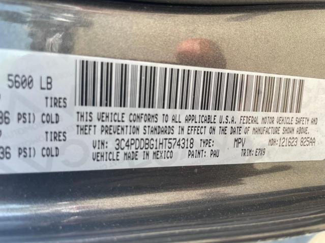 3C4PDDBG1HT574318 Dodge Journey Sxt