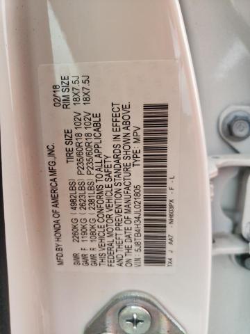5J8TB4H34JL021805 Acura RDX