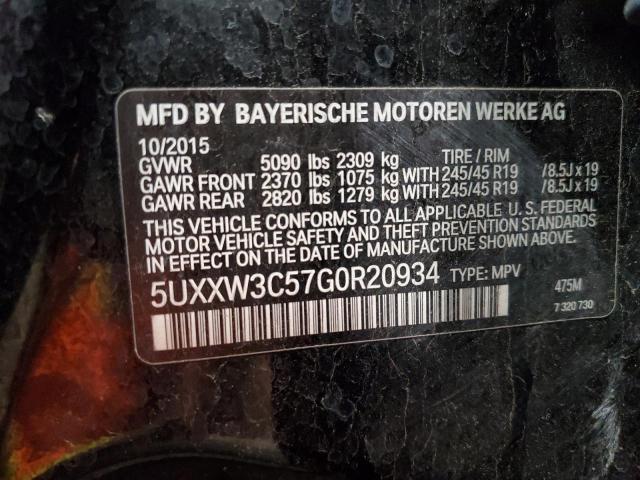 5UXXW3C57G0R20934 BMW X4 Xdrive28i