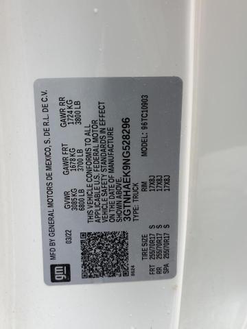 3GTNHAEK9NG528296 GMC Sierra C1500