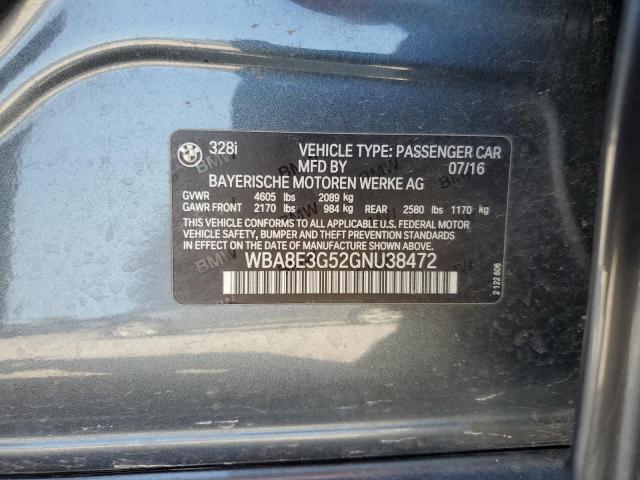 WBA8E3G52GNU38472 BMW 328 Xi Sulev