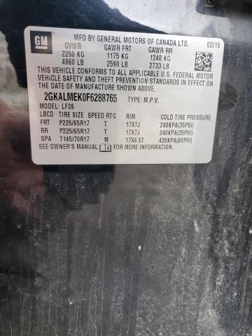 2GKALMEK0F6288765 GMC Terrain Sle