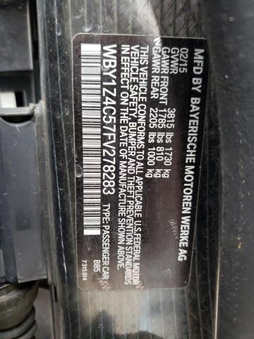 WBY1Z4C57FV278283 BMW I3 REX