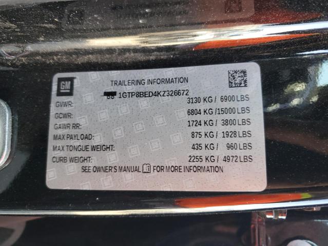 1GTP8BED4KZ326672 GMC Sierra C1500 Sle