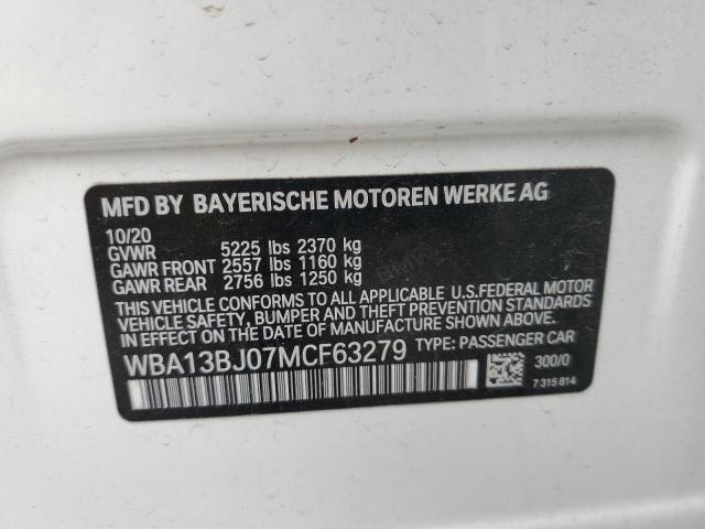 WBA13BJ07MCF63279 BMW 530 XI