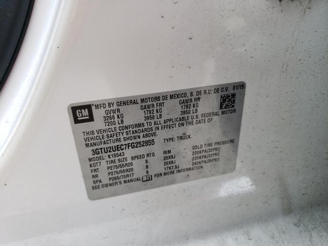 3GTU2UEC7FG252855 GMC Sierra K1500 Sle