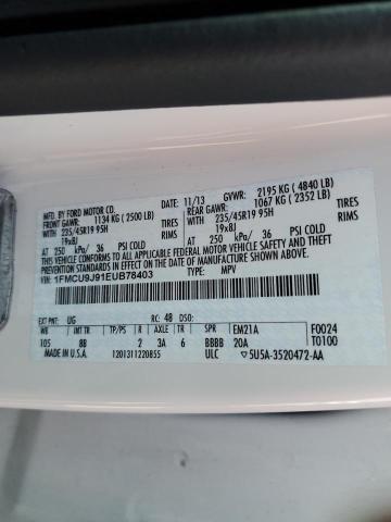 1FMCU9J91EUB78403 Ford Escape Titanium