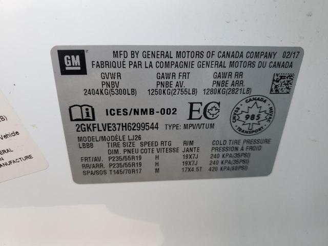 2GKFLVE37H6299544 GMC Terrain Denali