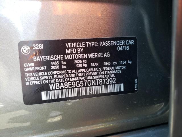 WBA8E9G57GNT87392 BMW 328 I Sulev