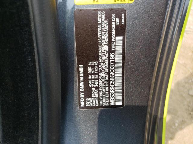 WBS3R9C58GK337196 BMW M4