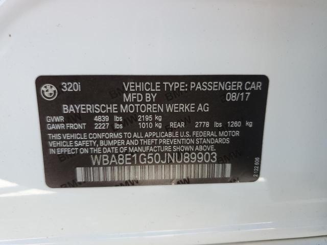 WBA8E1G50JNU89903 BMW 320 I
