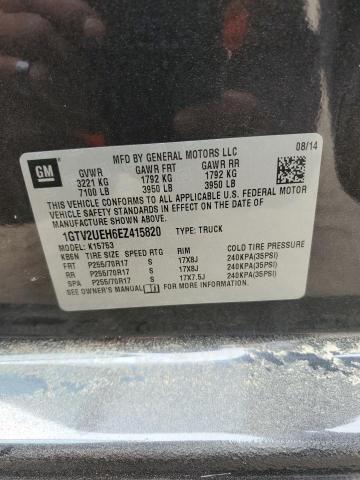 1GTV2UEH6EZ415820 GMC Sierra K1500 Sle