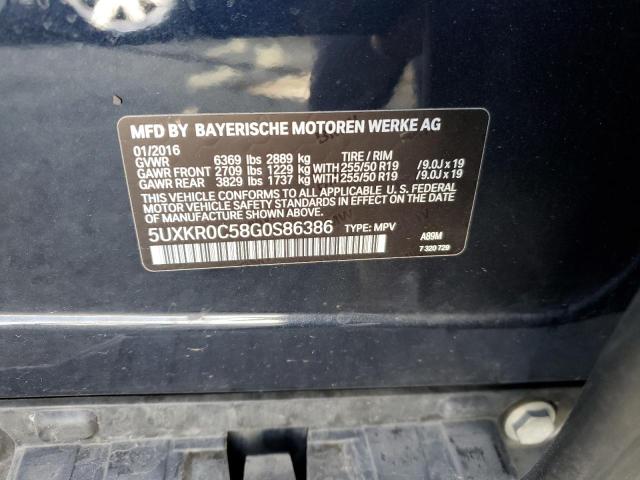 5UXKR0C58G0S86386 BMW X5 Xdrive35i
